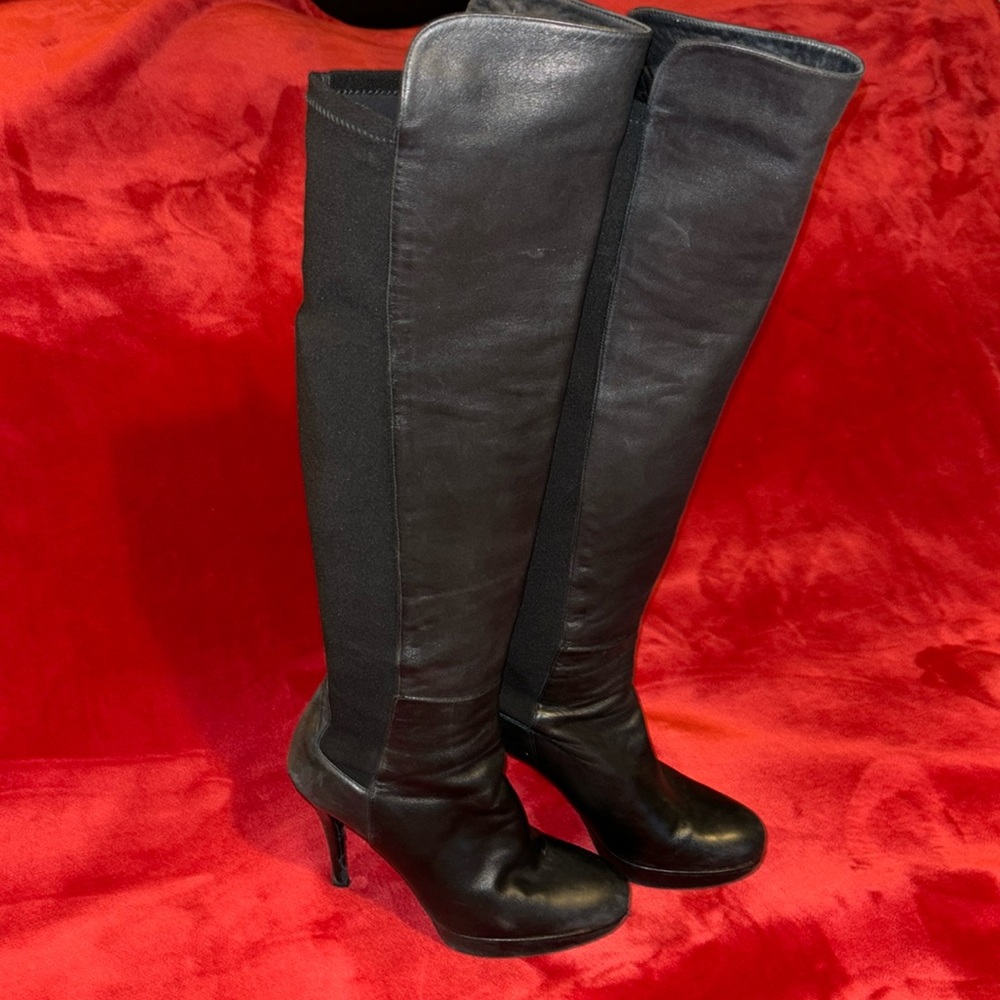 Platform Knee High Stuart Weitzman Boot 8.5 - image 1